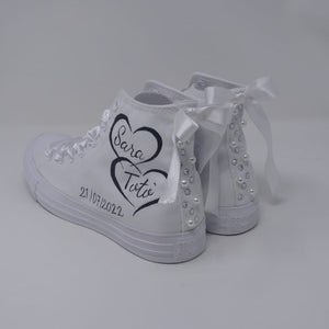 Custom Sneakers/Wedding DebbyManu