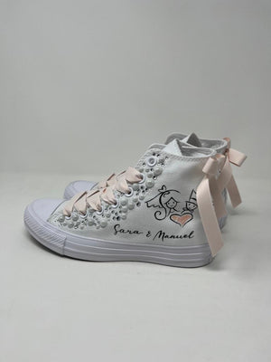 scarpa personalizzata/sposa/swarovski/FrancescaM