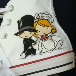 Custom Sneakers/Wedding GiuliaF