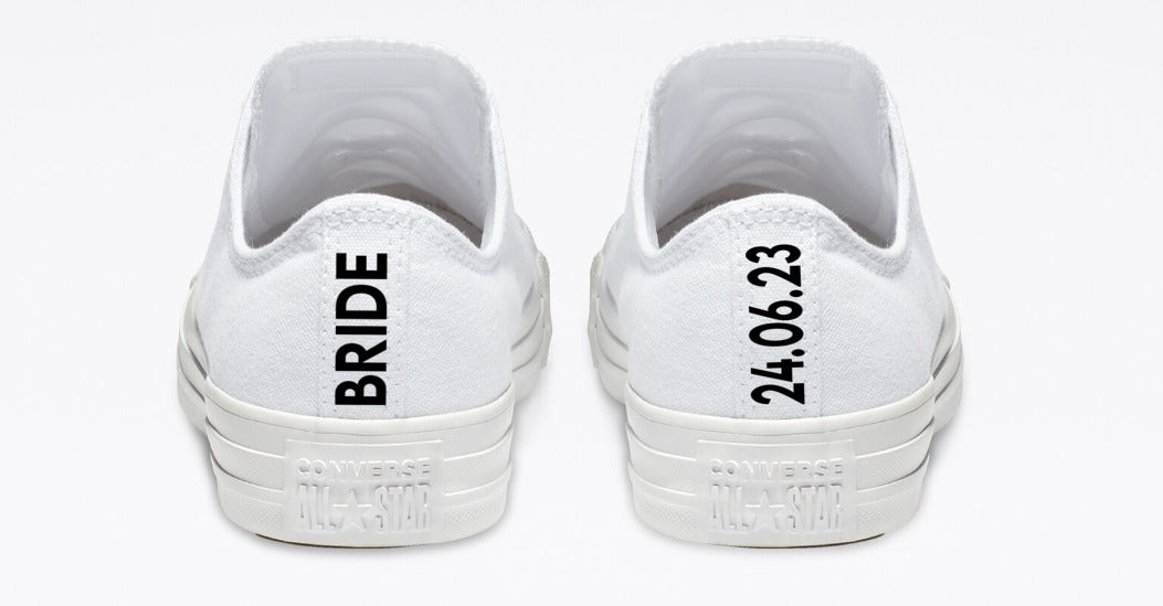 scarpe personalizzate/ sposo e sposa/ ElisaF – Ink My Sneakers